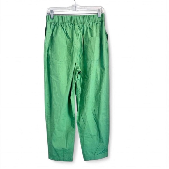 NWT Anthropologie The Korner Cropped Green Trousers Size 4 - Picture 7 of 7